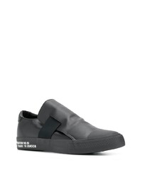 schwarze Slip-On Sneakers von Zucca