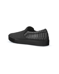 schwarze Slip-On Sneakers von Swear