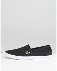 schwarze Slip-On Sneakers von Lacoste