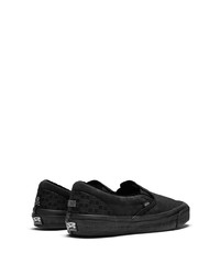 schwarze Slip-On Sneakers von Vans