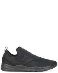 schwarze Slip-On Sneakers von Reebok