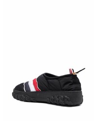 schwarze Slip-On Sneakers von Thom Browne