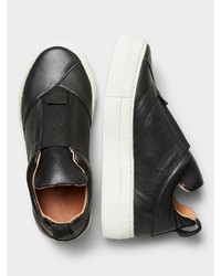 schwarze Slip-On Sneakers von Selected Femme