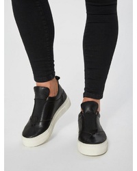 schwarze Slip-On Sneakers von Selected Femme