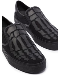 schwarze Slip-On Sneakers von Amiri