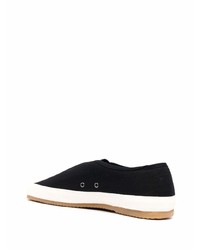 schwarze Slip-On Sneakers von Lemaire