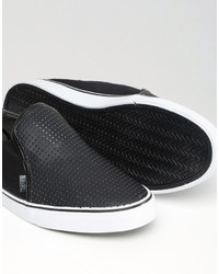 schwarze Slip-On Sneakers von Rock & Religion