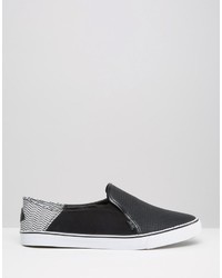 schwarze Slip-On Sneakers von Rock & Religion