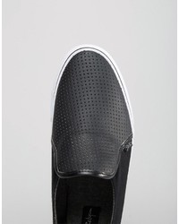 schwarze Slip-On Sneakers von Rock & Religion