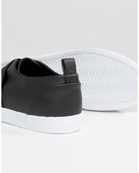 schwarze Slip-On Sneakers von Asos