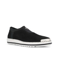 schwarze Slip-On Sneakers von Giuseppe Zanotti Design