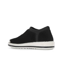 schwarze Slip-On Sneakers von Giuseppe Zanotti Design