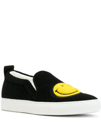 schwarze Slip-On Sneakers von Joshua Sanders