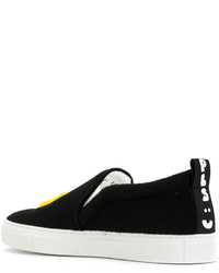 schwarze Slip-On Sneakers von Joshua Sanders