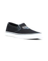 schwarze Slip-On Sneakers von Kenzo