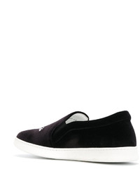 schwarze Slip-On Sneakers von Joshua Sanders