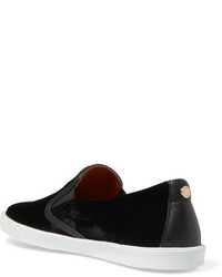 schwarze Slip-On Sneakers von Jimmy Choo