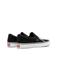 schwarze Slip-On Sneakers von Vans