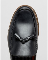 schwarze Slipper mit Quasten von Ben Sherman