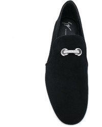 schwarze Slipper von Giuseppe Zanotti Design