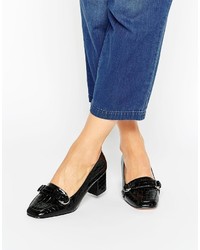 schwarze Slipper von Asos