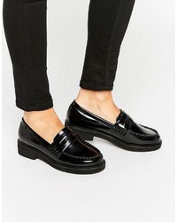 schwarze Slipper von Asos