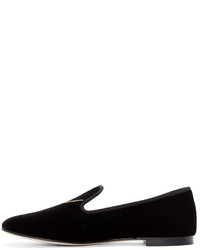 schwarze Slipper von Giuseppe Zanotti