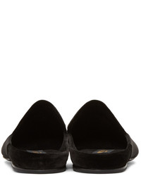 schwarze Slipper von Versace