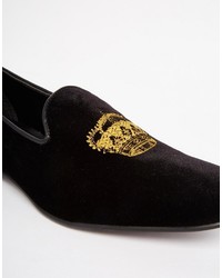 schwarze Slipper von Asos