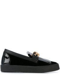 schwarze Slipper von Giuseppe Zanotti Design