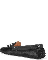 schwarze Slipper von Tod's