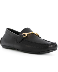 schwarze Slipper von Versace