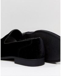 schwarze Slipper von Asos