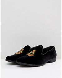 schwarze Slipper von Asos