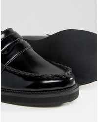 schwarze Slipper von Asos