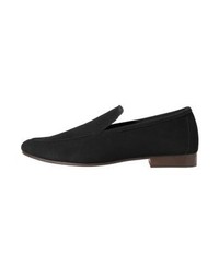 schwarze Slipper von Mango