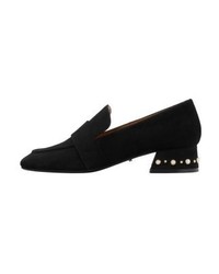 schwarze Slipper von Mango
