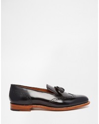 schwarze Slipper von Grenson