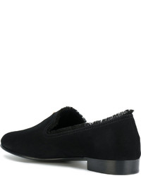 schwarze Slipper von Giuseppe Zanotti Design