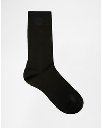schwarze Socken mit Blumenmuster von Asos