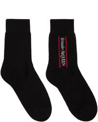 schwarze Socken von Alexander McQueen