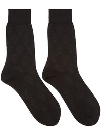 schwarze Socken von Alexander McQueen