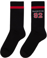 schwarze Socken von Alexander McQueen