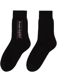 schwarze Socken von Alexander McQueen