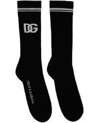 schwarze Socken von Dolce & Gabbana