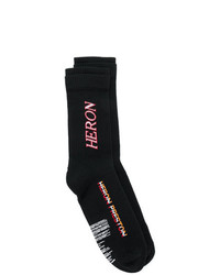 schwarze Socken von Heron Preston