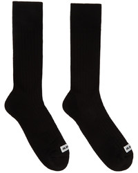 schwarze Socken von Jil Sander