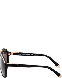 schwarze Sonnenbrille von DSquared