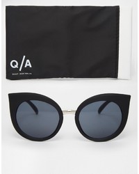 schwarze Sonnenbrille von Quay