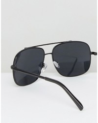 schwarze Sonnenbrille von Reclaimed Vintage